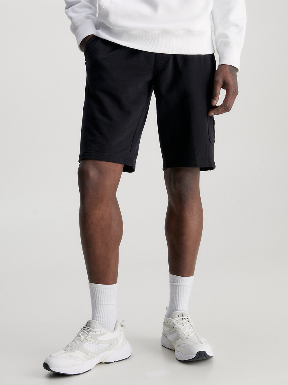 CK BLACK Jogging-Cargo-Shorts undefined Herren Calvin Klein
