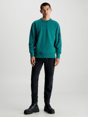 Badge-Sweatshirt aus Baumwoll-Frottee Calvin Klein® | J30J323426CA4