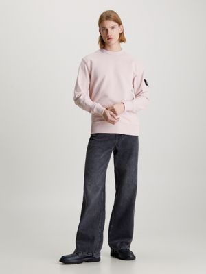 Badge-Sweatshirt aus Baumwoll-Frottee Calvin Klein® | J30J323426TF6