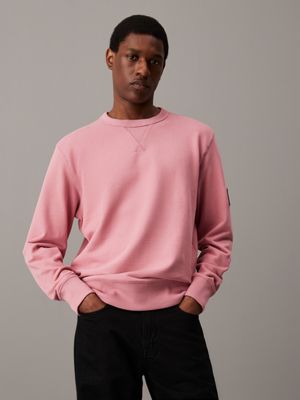 Pink sweatshirt for mens best sale