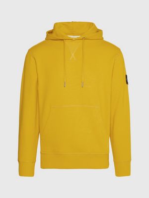 Calvin klein yellow hoodie hot sale