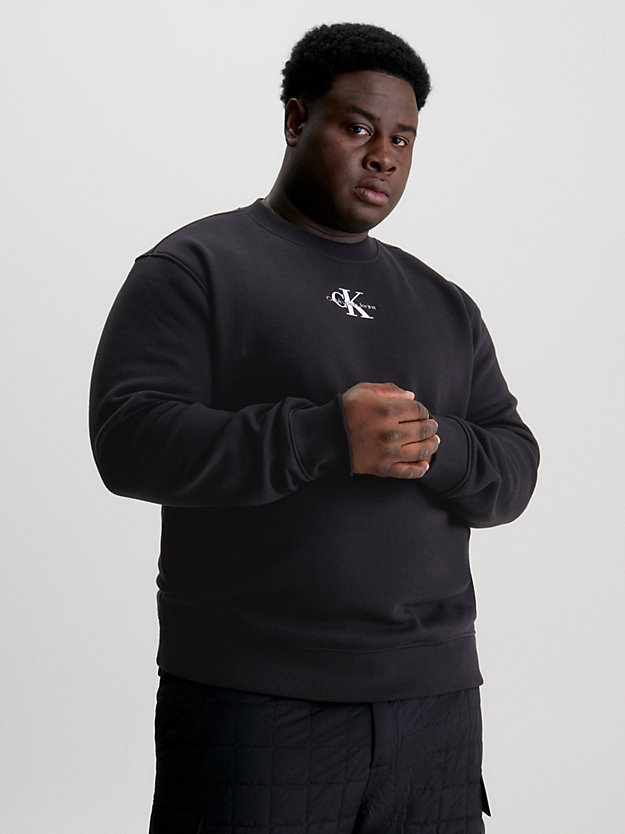 CK BLACK Monogram Sweatshirt for men CALVIN KLEIN JEANS