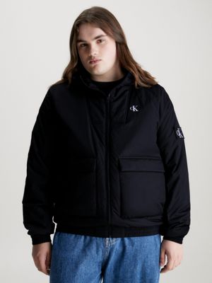 Calvin klein men's hot sale hooded jacket