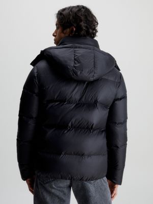 Calvin klein detachable on sale hood puffer coat