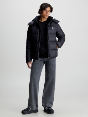 Calvin klein essential insulated hooded best sale coat