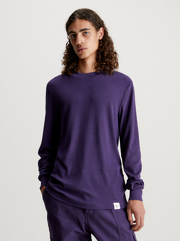Slim Rib Long Sleeve T-shirt Calvin Klein® | J30J323481VGS