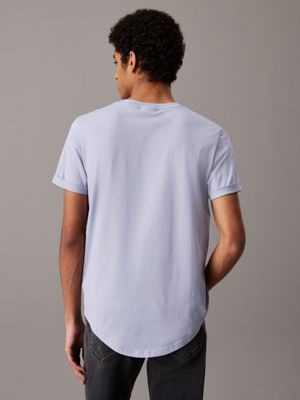 aleutian cotton badge t-shirt for men calvin klein jeans