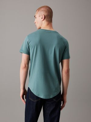 north atlantic cotton badge t-shirt for men calvin klein jeans