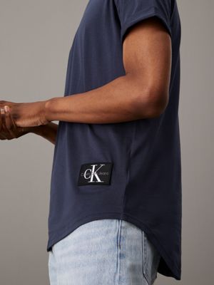 ink cotton badge t-shirt for men calvin klein jeans