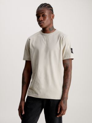 Calvin Klein - Beige Cotton T-Shirt