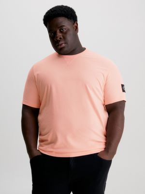 FAINT BLOSSOM Monogram Badge T-shirt for men CALVIN KLEIN JEANS