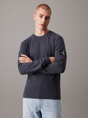 Long sleeve calvin klein top best sale