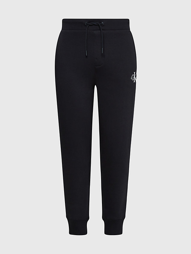 black monogram joggingbroek voor heren - calvin klein jeans
