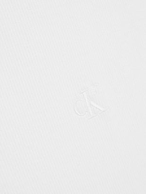 white slim cut out tank top for men calvin klein jeans