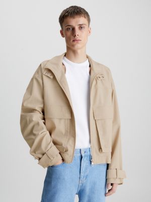 Oversized overhemdjack met rits Calvin Klein J30J323571ABM