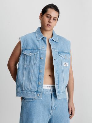 Oversized Denim Vest Calvin Klein® | J30J3235721AA | Steppwesten