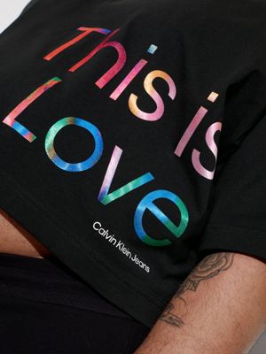 Oversized Cropped T-shirt - Pride Calvin Klein® | J30J323605BEH