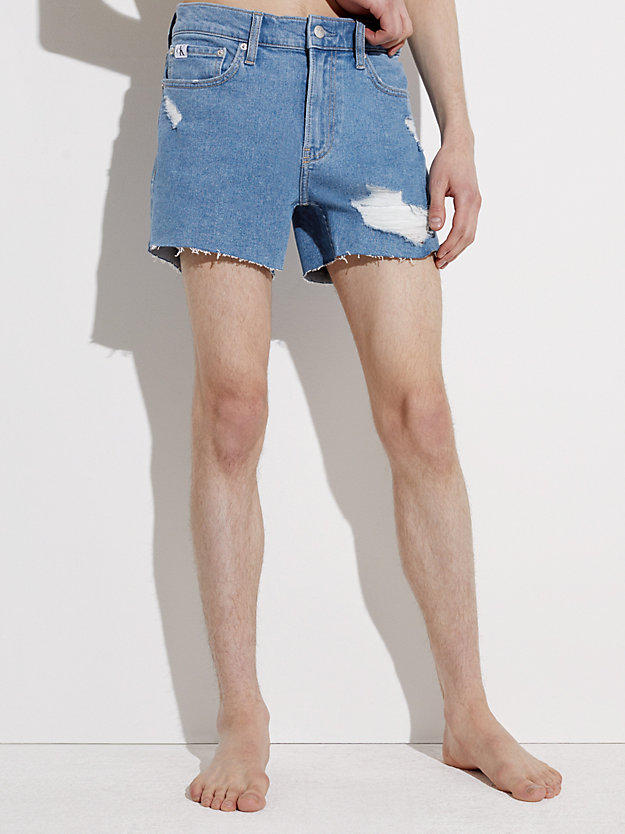 denim medium denim shorts - pride for men calvin klein jeans