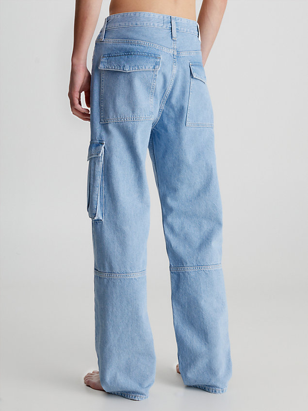 denim 90's straight utility jeans für herren - calvin klein jeans