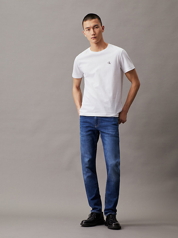 denim dark jeansy slim dla mężczyźni - calvin klein jeans