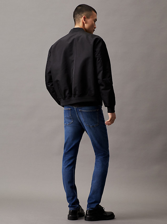 denim jeansy slim tapered dla mężczyźni - calvin klein jeans