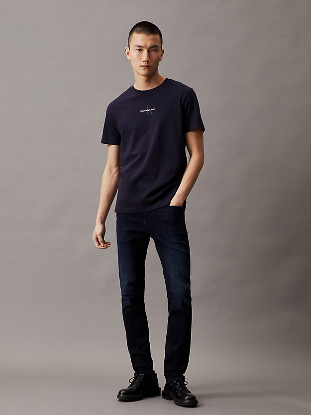 denim dark jeansy skinny dla mężczyźni - calvin klein jeans