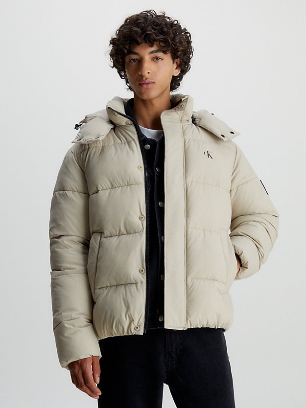 Crinkle Nylon Puffer Jacket Calvin Klein® | J30J323708PED