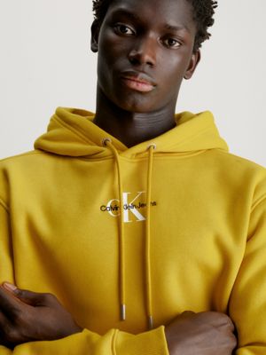 Calvin klein shop yellow hoodie