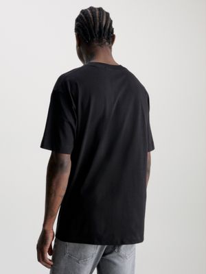 CK BLACK Relaxed Logo T-shirt for men CALVIN KLEIN JEANS