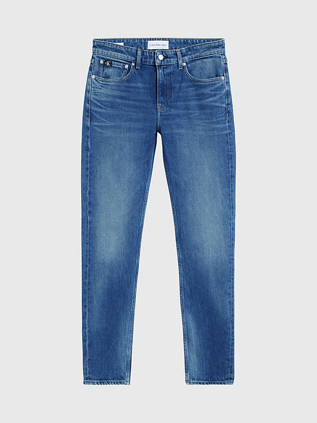 denim dark jeansy slim tapered dla mężczyźni - calvin klein jeans