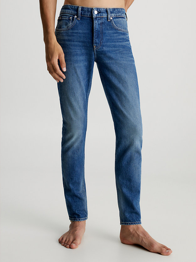 slim tapered jeans denim dark de hombre calvin klein jeans