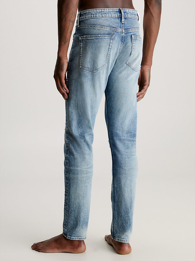 slim tapered jeans denim medium de hombre calvin klein jeans