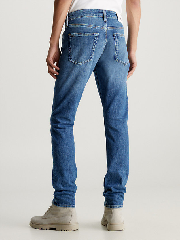 slim jeans denim medium da uomo calvin klein jeans