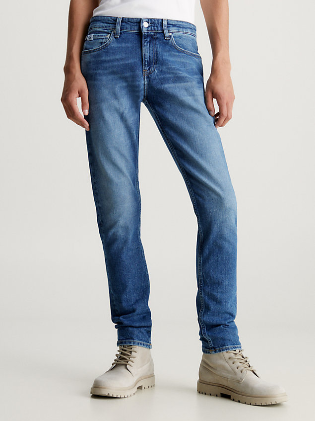 slim jeans blue da uomo calvin klein jeans