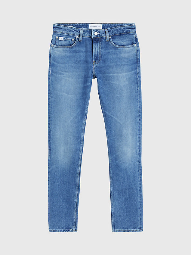 blue slim jeans voor heren - calvin klein jeans