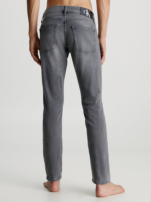 slim jeans denim grey da uomo calvin klein jeans