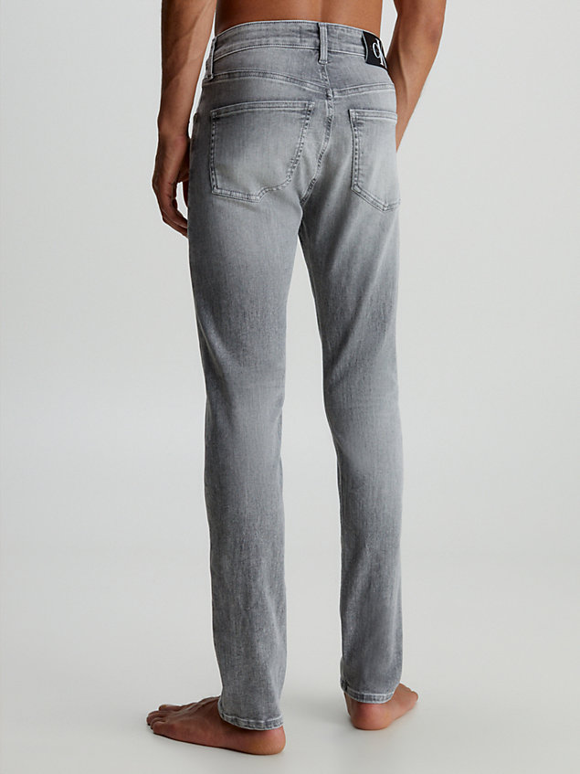 grey jeansy skinny dla mężczyźni - calvin klein jeans