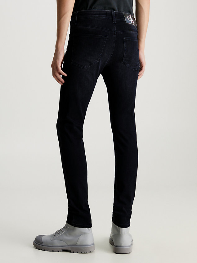skinny jeans black da uomo calvin klein jeans