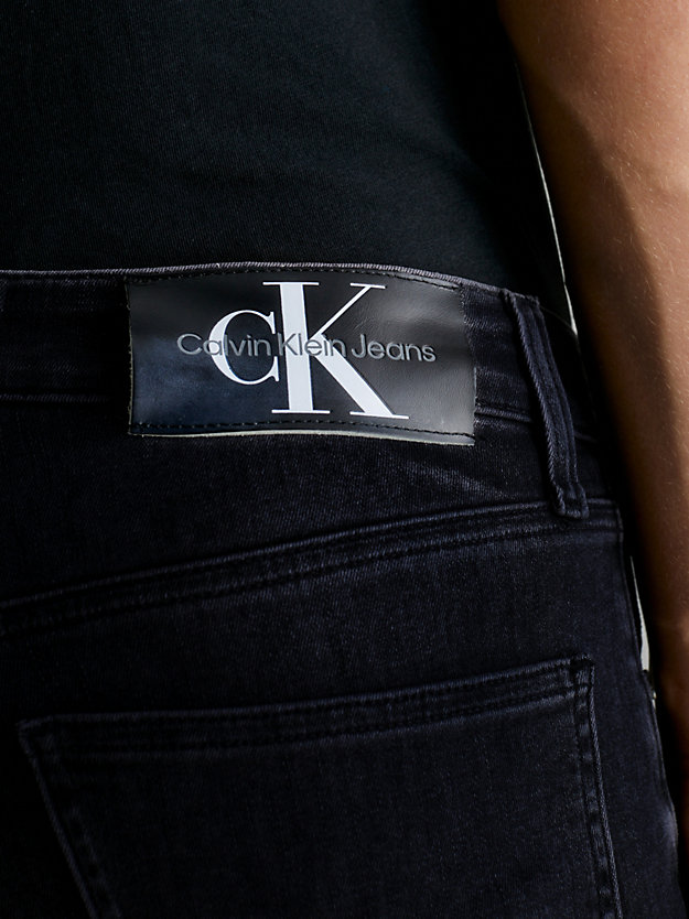 denim black jeansy skinny dla mężczyźni - calvin klein jeans