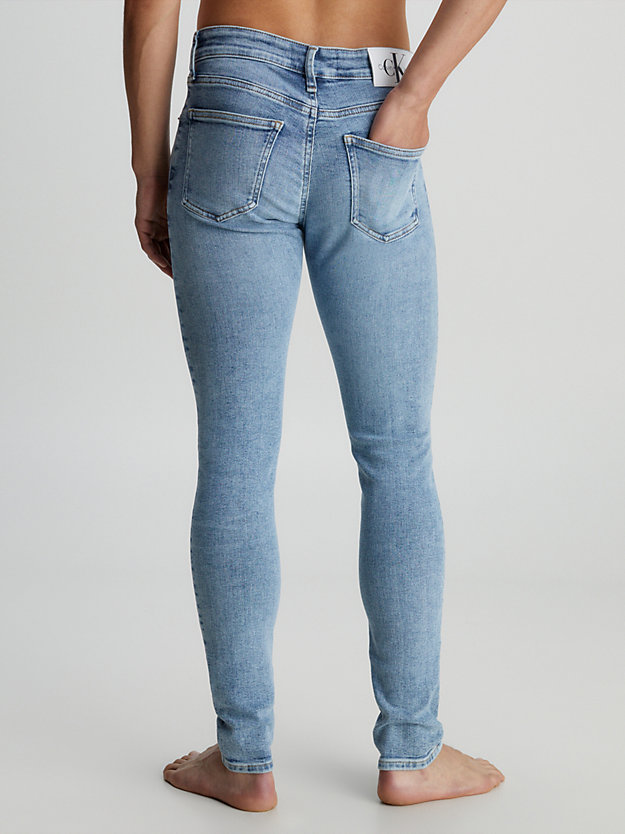 denim light jeansy super skinny dla mężczyźni - calvin klein jeans