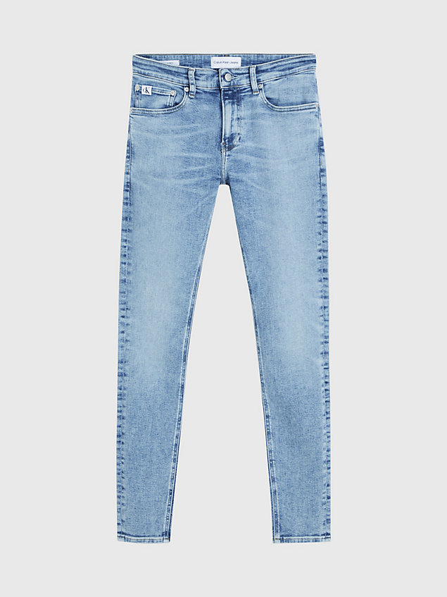 blue jeansy super skinny dla mężczyźni - calvin klein jeans