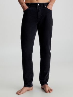black authentic dad jeans for men calvin klein jeans