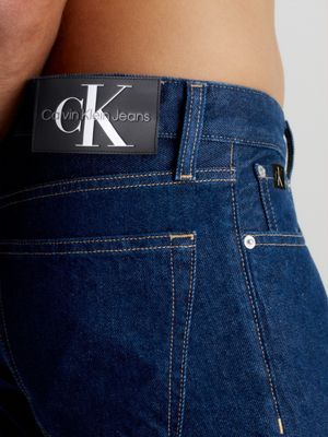 Calvin Klein Men's Jeans - Blue - Straight Jeans