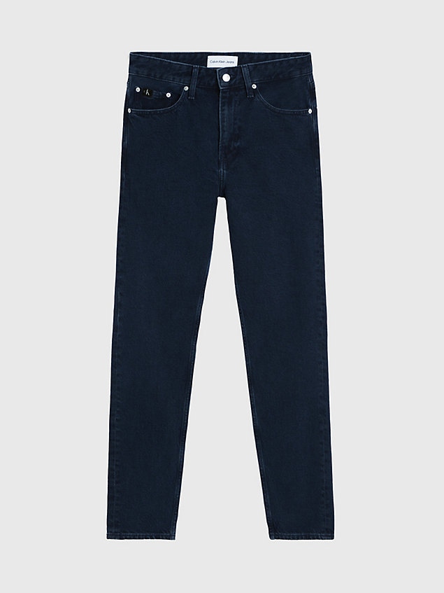 blue tapered jeans voor heren - calvin klein jeans