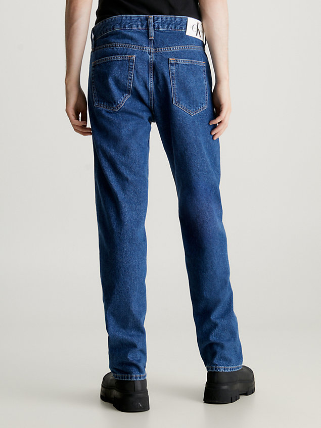 blue 90's straight jeans for men calvin klein jeans