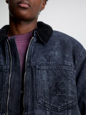 Men's Zip denim jacket