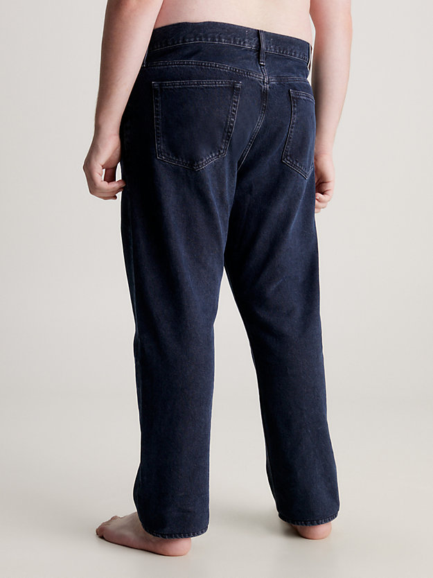 denim dark plus size tapered jeans for men calvin klein jeans