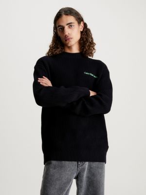 Calvin klein jeans hot sale black jumper