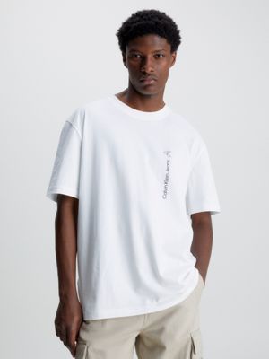 Klein® Baumwolle Oversized aus J30J323995YAF Calvin T-Shirt |