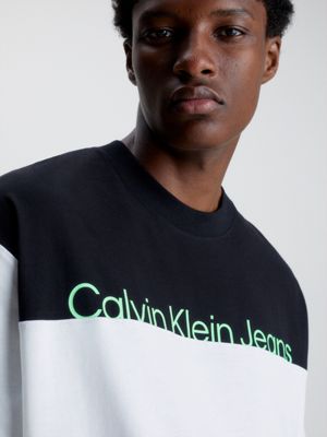 Oversized Colour Block T-shirt Calvin Klein® | J30J324010YAF